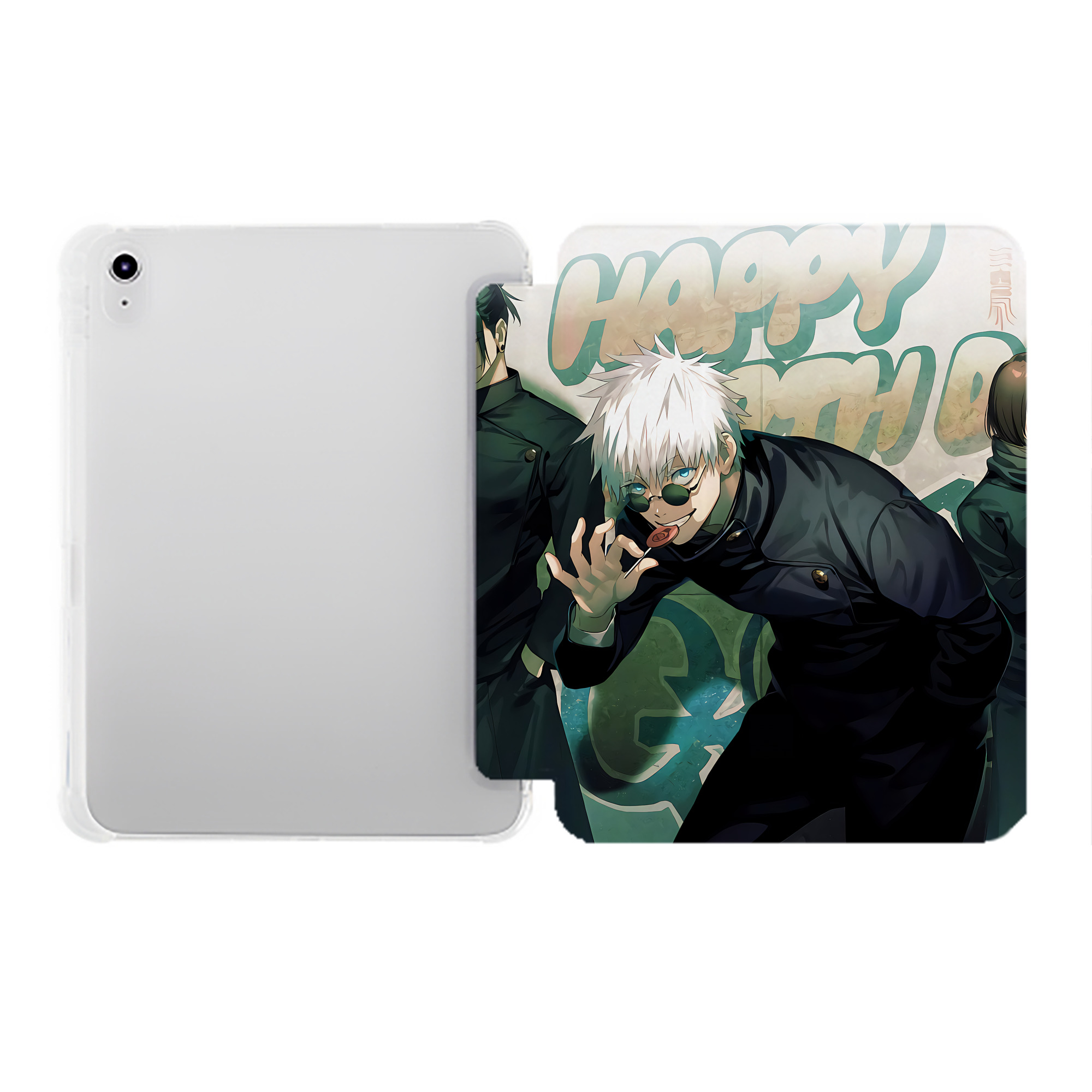 （画像用） SPY×FAMILY间谍家家酒 IPad ケース ペン収納付き 三つ折りスタンド PUレザー×シリコン 対応機種9.5/10.5/10.9インチ